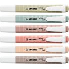 STABILO Szövegkiemelő készlet, 1-4 mm, STABILO "Swing cool NatureCOLORS", 6 különböző szín