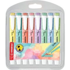   STABILO Szövegkiemelő készlet, 1-4 mm, STABILO "Swing Cool Pastel", 8 különböző szín