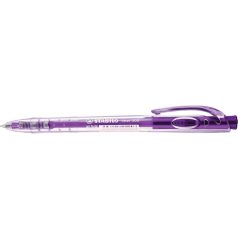   STABILO Golyóstoll, 0,38 mm, nyomógombos, STABILO "Liner 308", lila