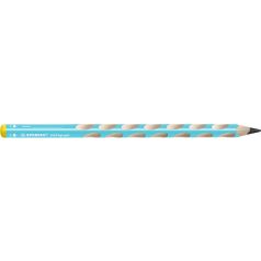   STABILO Grafitceruza, HB, háromszögletű, balkezes, STABILO, "EASYgraph", kék