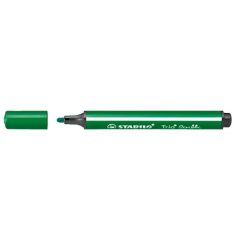   STABILO Filctoll, 1,5-2 mm, rugós hegy, STABILO "Trio Scribbi", zöld