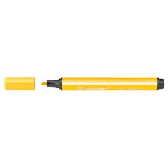   STABILO Filctoll, 1,5-2 mm, rugós hegy, STABILO "Trio Scribbi", sárga