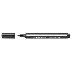   STABILO Filctoll, 1,5-2 mm, rugós hegy, STABILO "Trio Scribbi", fekete