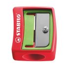 STABILO Hegyező, egylyukú, STABILO "Woody 3 in 1", vegyes színek