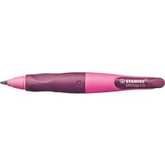   STABILO Nyomósirón, 3,15 mm, jobbkezes, ajándék hegyezővel, STABILO "EasyErgo Start", rózsaszín