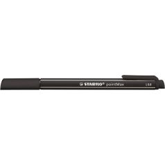   STABILO Filctoll, 0,8 mm, STABILO "Point Max", fekete