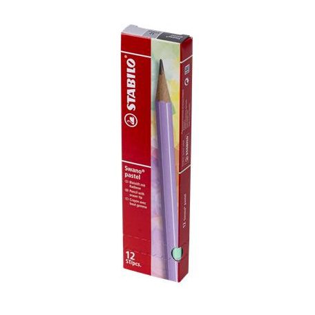 STABILO Grafitceruza radírral, HB, hatszögletű, STABILO "Swano Pastel", zöld