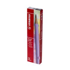   STABILO Grafitceruza radírral, HB, hatszögletű, STABILO "Swano Pastel", pink