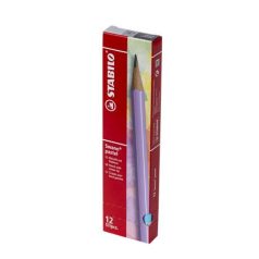   STABILO Grafitceruza radírral, HB, hatszögletű, STABILO "Swano Pastel", kék