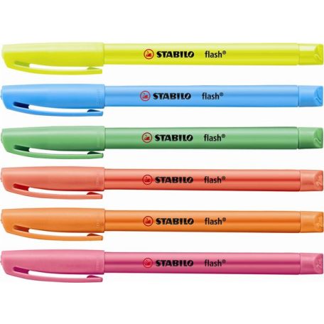 STABILO Szövegkiemelő, 1-3,5 mm, STABILO "Flash", sárga