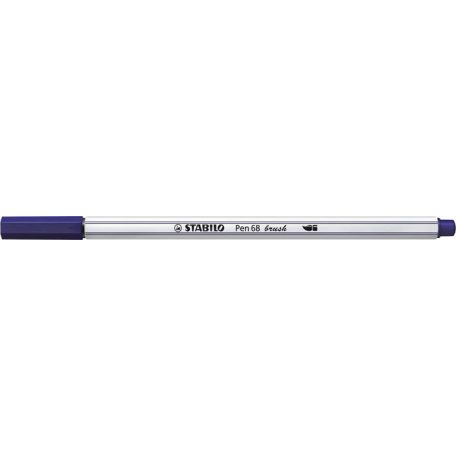 STABILO Ecsetirón, STABILO "Pen 68 brush", sötétkék