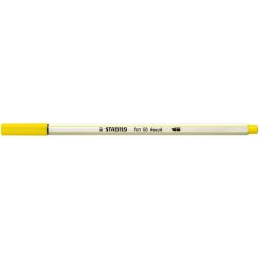   STABILO Ecsetirón, STABILO "Pen 68 brush", citromsárga