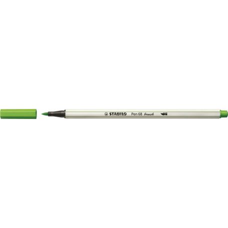 STABILO Ecsetirón, STABILO "Pen 68 brush", világoszöld