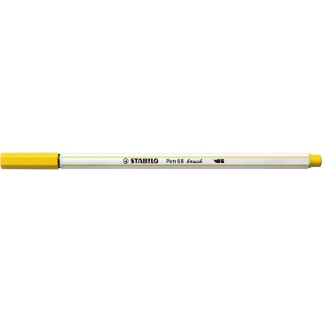 STABILO Ecsetirón, STABILO "Pen 68 brush", sárga