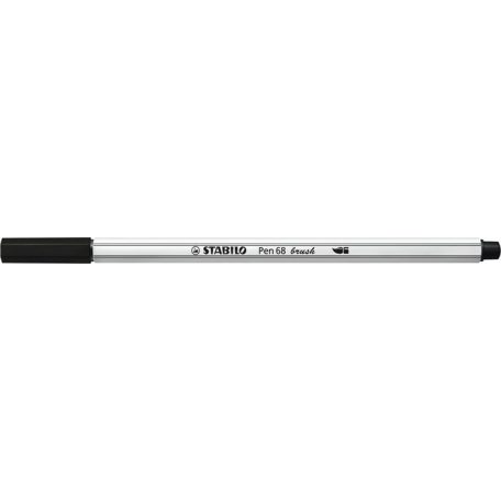 STABILO Ecsetirón, STABILO "Pen 68 brush", fekete