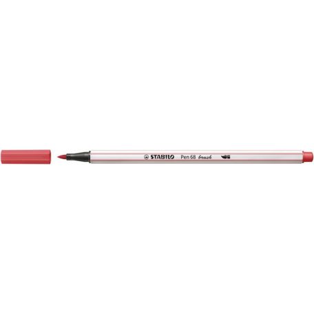STABILO Ecsetirón, STABILO "Pen 68 brush", rozsdavörös