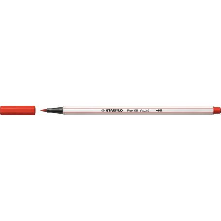 STABILO Ecsetirón, STABILO "Pen 68 brush", piros