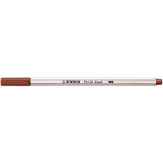   STABILO Ecsetirón, STABILO "Pen 68 brush", vörösesbarna