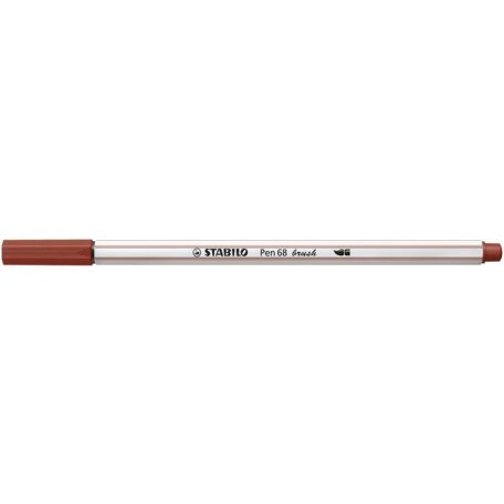 STABILO Ecsetirón, STABILO "Pen 68 brush", vörösesbarna