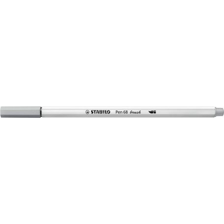 STABILO Ecsetirón, STABILO "Pen 68 brush", középszürke