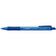   STABILO Golyóstoll, 0,5 mm, nyomógombos, STABILO "Pointball Colorful" ultramarinkék