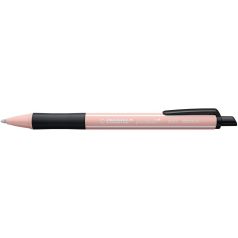   STABILO Golyóstoll, 0,5 mm, nyomógombos, hajnalpír tolltest, STABILO "Pointball Wildflowers", kék