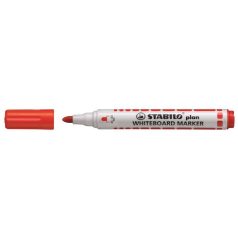   STABILO Táblamarker, 2,5-3,5 mm, kúpos, STABILO "Plan", piros