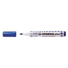   STABILO Táblamarker, 2,5-3,5 mm, kúpos, STABILO "Plan", kék