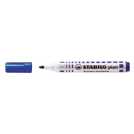 STABILO Táblamarker, 2,5-3,5 mm, kúpos, STABILO "Plan", kék
