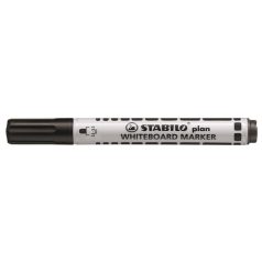   STABILO Táblamarker, 2,5-3,5 mm, kúpos, STABILO "Plan", fekete