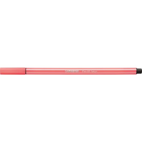 STABILO Filctoll, 1 mm, STABILO "Pen 68", neon piros