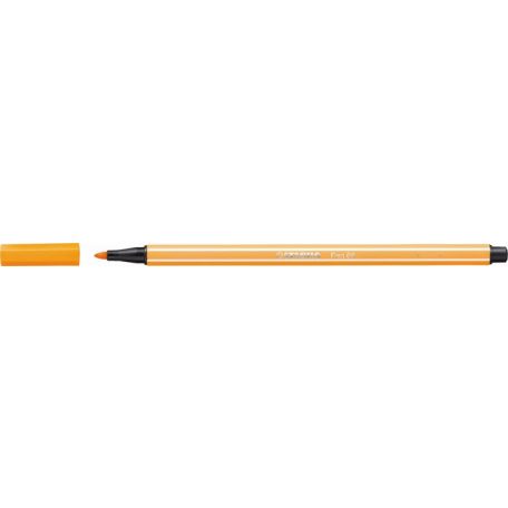 STABILO Filctoll, 1 mm, STABILO "Pen 68", neon narancssárga