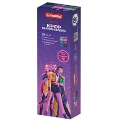   STABILO Filctoll készlet, 1 mm, STABILO "Pen 68" " K-Pop démonvadászok", 6 különböző szín