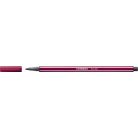 STABILO Filctoll, 1 mm, STABILO "Pen 68", bíborvörös