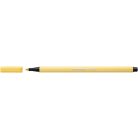 STABILO Filctoll, 1 mm, STABILO "Pen 68", világossárga