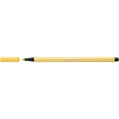   STABILO Filctoll, 1 mm, STABILO "Pen 68", világossárga