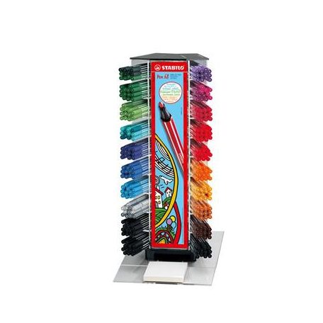 STABILO Rostirón display, 1 mm, STABILO "Pen 68", vegyes színek
