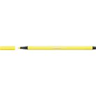STABILO Filctoll, 1 mm, STABILO "Pen 68", citromsárga