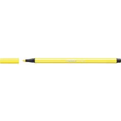   STABILO Filctoll, 1 mm, STABILO "Pen 68", citromsárga
