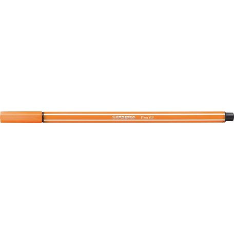 STABILO Filctoll, 1 mm, STABILO "Pen 68", halvány narancssárga