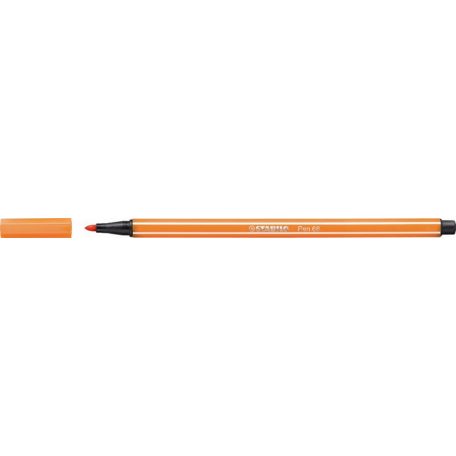 STABILO Filctoll, 1 mm, STABILO "Pen 68", halvány narancssárga