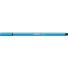 STABILO Filctoll, 1 mm, STABILO "Pen 68", világoskék