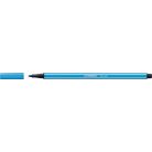 STABILO Filctoll, 1 mm, STABILO "Pen 68", világoskék