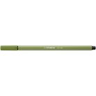 STABILO Filctoll, 1 mm, STABILO "Pen 68", mohazöld