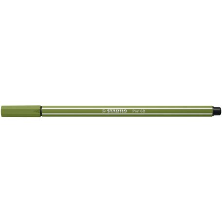 STABILO Filctoll, 1 mm, STABILO "Pen 68", mohazöld
