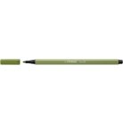 STABILO Filctoll, 1 mm, STABILO "Pen 68", mohazöld
