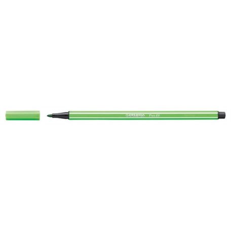 STABILO Filctoll, 1 mm, STABILO "Pen 68", levél zöld