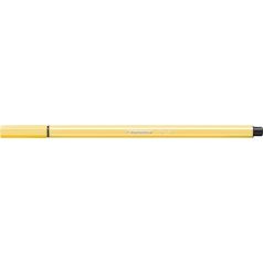 STABILO Filctoll, 1 mm, STABILO "Pen 68", sárga