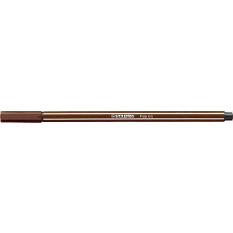 STABILO Filctoll, 1 mm, STABILO "Pen 68", barna