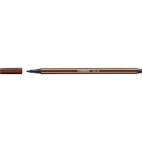 STABILO Filctoll, 1 mm, STABILO "Pen 68", barna